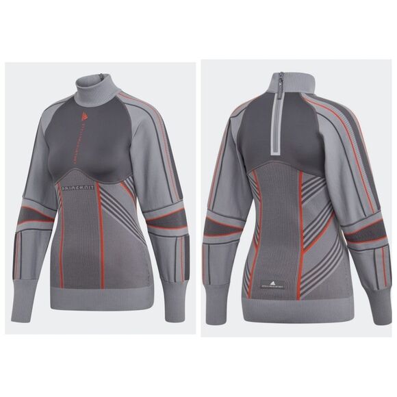 NWT|Adidas x Stella McCartney Run Outdoor Midlayer Long Sleeve Top, MEDI… - Picture 3 of 14